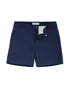 Orlebar braune Bulldogge Cargo marineblaue Badeshorts - 30, 31 & 32 - brandneu mit Etikett, uvp £195 - Bild 1 von 4