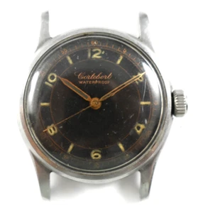 Vintage Swiss Made Cortebert Waterproof Sweep Second Mechanic Wrist Watch lot.qa - Picture 1 of 9