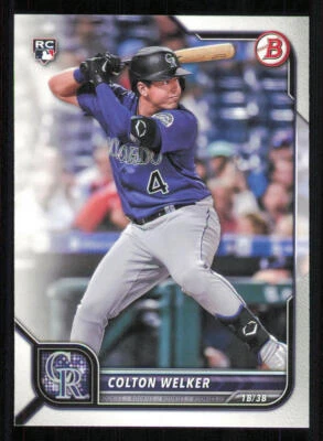 2022 Bowman #23 Colton Welker RC - Image 1 of 2