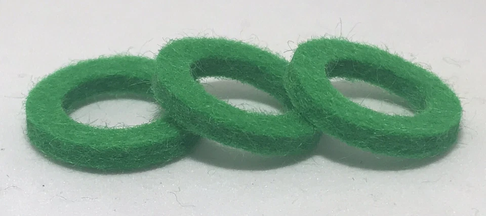  OLDS Trompete Top Feltro Ajuste Verde Ambassador Modelos Antigos 3 Feltro - Imagem 1 de 1