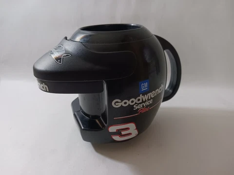 Dale Earnhardt #3 GM Goodwrench Service Plus Racing Helmet Coffee Cup Mug Black Cover