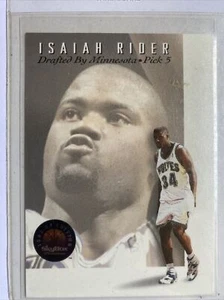 1994 SKYBOX PREMIUM DRAFT PICK ROOKIE ISAIAH RIDER #DP5 Minnesota Timberwolves - Picture 1 of 2