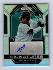 Oscar Colas 2023 Panini Prizm Baseball Signatures PRIZM Auto Chicago White Sox