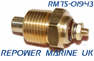  Transmisor de temperatura de agua NPT de 1/2" para Mercruiser, OMC, Crusader, 97258A1 - Imagen 1 de 2