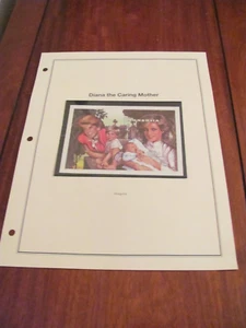 MONGOLIA, PRINCESS DIANA SOUVENIR SHEET MNH (SEE DESCR.)~DIANA THE CARING MOTHER - Picture 1 of 3