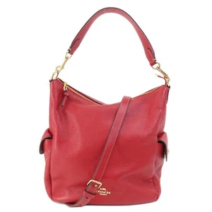 Coach Pennie Shoulder Bag Fuchsia Leather 6152 NEW WITH TAGS PURCHASED AT COACH - Picture 1 of 11
