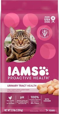 IAMS Proactive Health Adulto Tracto Urinario Saludable Seco Gato Comida Pollo 3.5 lb. Foto 1 de 4