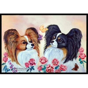 Carolines Treasures 7272MAT 18 x 27 in. Papillon Indoor Outdoor Mat - Picture 1 of 1