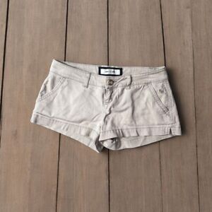 Abercrombie and Fitch Women’s Juniors Tan/ Khaki Shorts Size 14 Short Stretch