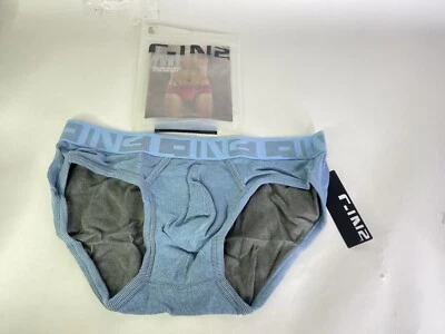 Ropa interior calzoncillo de tiro bajo de algodón Undertone C-IN2 azul Bjorn 437A para hombre talla L Foto 1 de 4