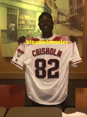 Jazz Chisholm SIGNED #82 Arizona Diamondbacks size XL jersey -2019 ST-JSA Hologr - Image 1 of 4