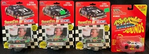 Dale Jarrett #18 | Racing Champions Stock Car NASCAR & Roaring Racers | Set of 4 - Picture 1 of 1