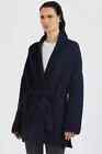 NEW ATM Anthony Thomas Melillo Belted Cardigan in Navy Size S #S5420