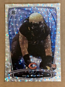 2014 Topps Bowman Silver Ice Rookie Will Sutton #84. SP Bears - Picture 1 of 2