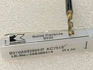 Kennametal ✔️Taladro con IK 3xD✔️B210A_HP ✔️ Ø 4,20/5,40 mm ✔️ VPE 1 ud. - Imagen 1 de 8
