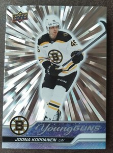 Joona Koppanen Outburst Silver Young Guns 2023-24 Upper Deck Series 1 Bruins