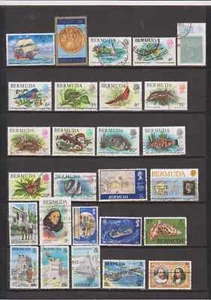 Bermuda Used Collection of 70's & 80's Stamps - Picture 1 of 1