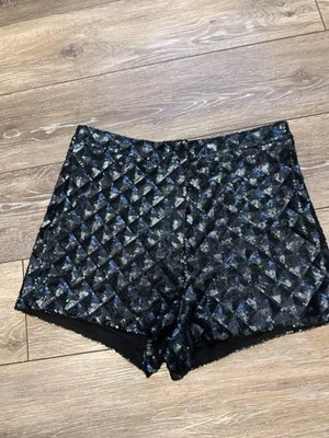 Topshop Sequin Shorts Size 2 - Image 1 of 3