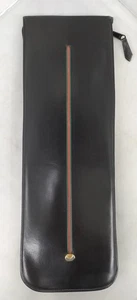 Gucci Men's Tie Holder Case Black Red Gold Sherry Line Italy Travel Accessories - Picture 1 of 6
