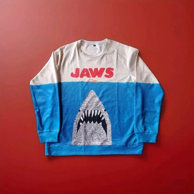 Camisa Lycra Tiburón Spandex JAWS Manga Larga 2 Estampado Lateral.  Retro Cool. Foto 1 de 4