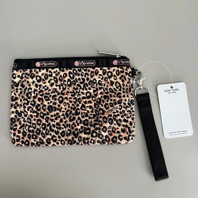 Bolso Muñequera Lesportsac Leopardo Mediano 1 Cremallera Nuevo con Etiquetas Foto 1 de 3