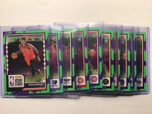 Pack to Plastic 2023-24 Panini Haunted Hoops GREEN SLIME 10 Card Lot w/ RC's - Picture 1 of 11