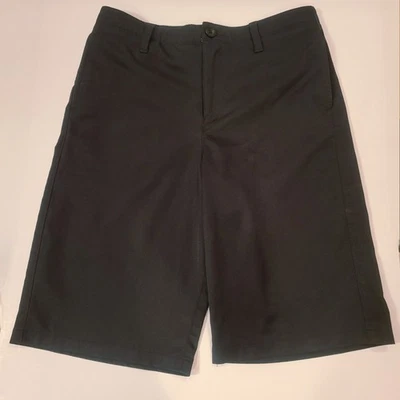 Under Armour Boys Youth Black Golf Athletic Chino Shorts, Size 16 - Image 1 of 4