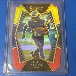 Tutu Atwell 2021 Panini Select Premier Level DiecutRookie #161 Gold Red - Bild 1 von 3