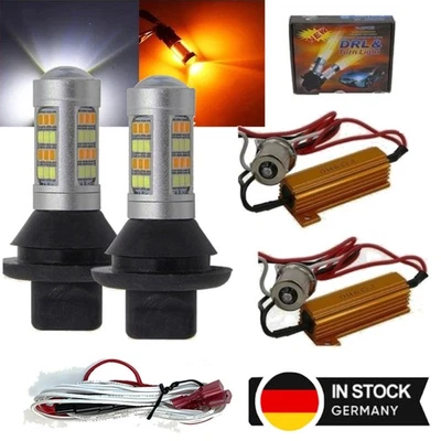 NEU 2X Auto LED Tagfahrlicht Blinker Tagfahrleuchten DRL Scheinwerfer Universal - Bild 1 von 4