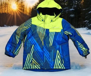 OBERMEYER I-GROW EXTENDED WEAR HOODED JACKET Youth size 4 MULTI COLOR SO CUTE! - Picture 1 of 14