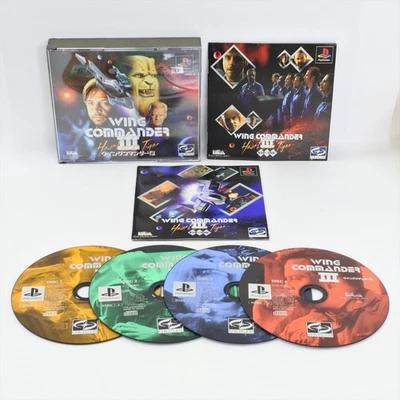 PS1 WING COMMANDER III 3 Playstation For JP System p1 - Image 1 of 2