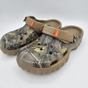 Crocs Classic All-Terrain Realtree Edge Clog Unisex Size M 7/ W 9 Camo Strap - Picture 1 of 8
