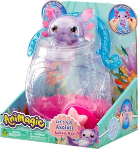 Animagic Let's Glo Axolotl Bubble Reef  - Picture 1 of 8