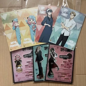 SPY×FAMILY Lloyd Yor Anya Acrylic Stand & Postcard Set Anime Gift - Picture 1 of 1