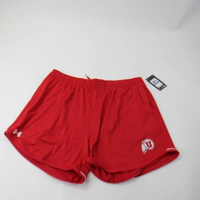 Utah Utes Under Armour Athletic Shorts Women's Red New - Image 1 of 4