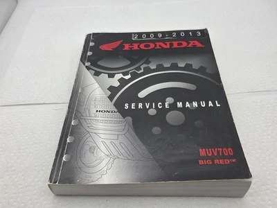 2009 2010 2011 2012 2013 Honda MUV700 Big Red Service Manual Repair Shop OEM - Image 1 of 4