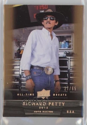 2012 Upper Deck UD All-Time Greats Bronze /65 Richard Petty #55 HOF - Image 1 of 2