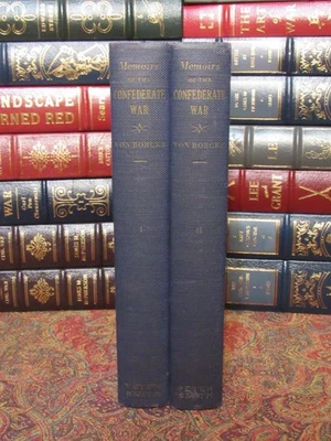 MEMOIRS OF JEB STUART'S CHIEF OF STAFF - HEROS VON BORCHE - CIVIL WAR - MYLAR DJ - Image 1 of 4