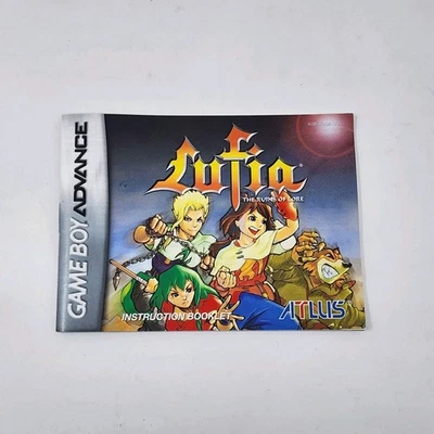 Lufia: The Ruins of Lore (Nintendo Game Boy Advance GBA) Manual ONLY - Authentic - Image 1 of 4