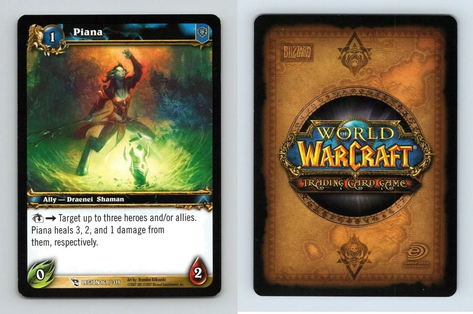 Piana #161/319 March Of The Legion Common Warcraft 2007 TCG Card - Image 1 of 1