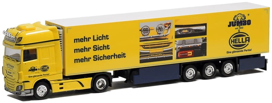 Herpa 943437 DAF XF SSC Heide Logistik / Hella / Jumbo Fischer - Bild 1 von 1
