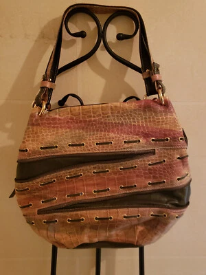 Bolso de Mano Marco Buggiani Cuero Multicolor, TOTALMENTE NUEVO, Hecho en Italia Foto 1 de 4