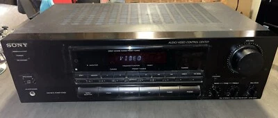Sony Receiver STR-D311 FM Stereo/FM-AM AV Control Center Black Amplifier 1993 - Image 1 of 4