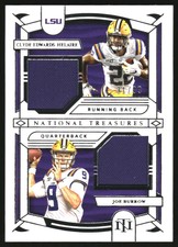 2020 National Treasures Collegiate Combo Team Materials #12 Burrow/Clyde/99