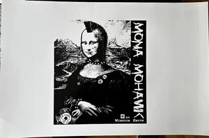Mona Mohawk 2009 Art Print Test Proof by Winston Smith printed at Firehouse - Picture 1 of 1