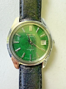 King Seiko Hi Beat Green Dial Automatic 37mm Wristwatch - Picture 1 of 9