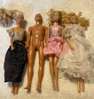 Mixed Lot of 4 Mattel Barbie Dolls, Vintage Barbies Lot