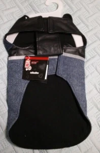 DogIt. Dog Denim Fleece Lined Winter Vest. Reflective. Size Large. New with Tags - Picture 1 of 5