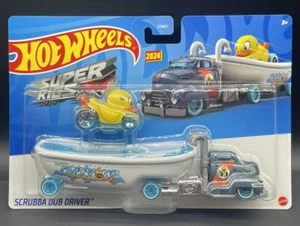 Hot Wheels 2024 Super Rigs Scrubba Dub Driver Duck N Roll Yellow 1/64 New - Picture 1 of 4