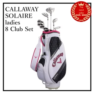 CALLAWAY SOLAIRE ladies 8 Club Set w/ Caddy Bag 2018 Pink CBP - Picture 1 of 6